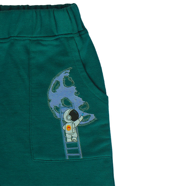 The Astro Moon Joggers Dark Green