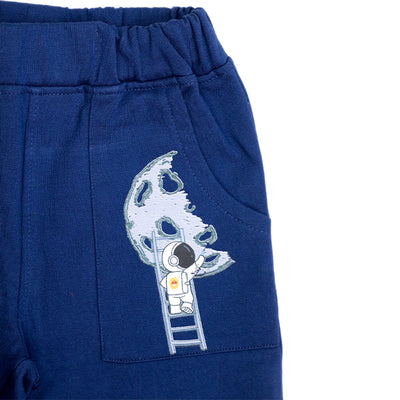 The Astro Moon Joggers Navy Blue