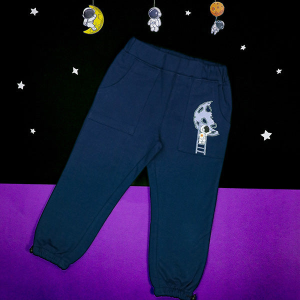 The Astro Moon Joggers Navy Blue